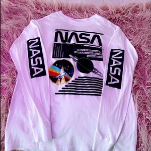 Long sleeve NASA shirt Womens Medium